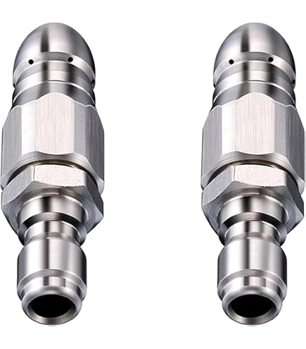 Amazon | RYASHOP 高圧洗浄機用 ノズル ステンレス鋼 逆噴射 7穴 1/4